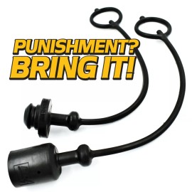 HD Switch OEM Upgrade Hydraulic Coupler Black Dust Cap & Plug for 3/8 ISO Kubota Backhoe