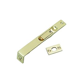 Supreme Heavy Duty Flush Bolt - Door Bolt for French Doors & Double Doors 100/150/200mm Brass/Chrome/Satin (150mm, Brass)