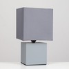 MiniSun | Modern Grey Cube Design Touch Table Lamp with