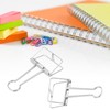 51mm 30pcs Binder Clips Strong Clamping Force Metal Hollow Tail