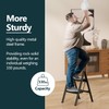 WOA WOA 2 Step Ladder, Step Stool Foldable with Wide