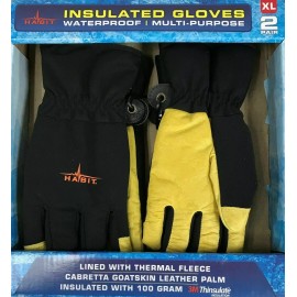 Habit Waterproof Multi-Purpose Insulated Gloves Size Large NIB