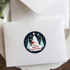 120 x Merry Christmas Stickers, Christmas Gift Label Stickers, Xmas Present Tags, Christmas Decor Sticker, Holiday Gift Label, Christmas Favor Stickers (B)