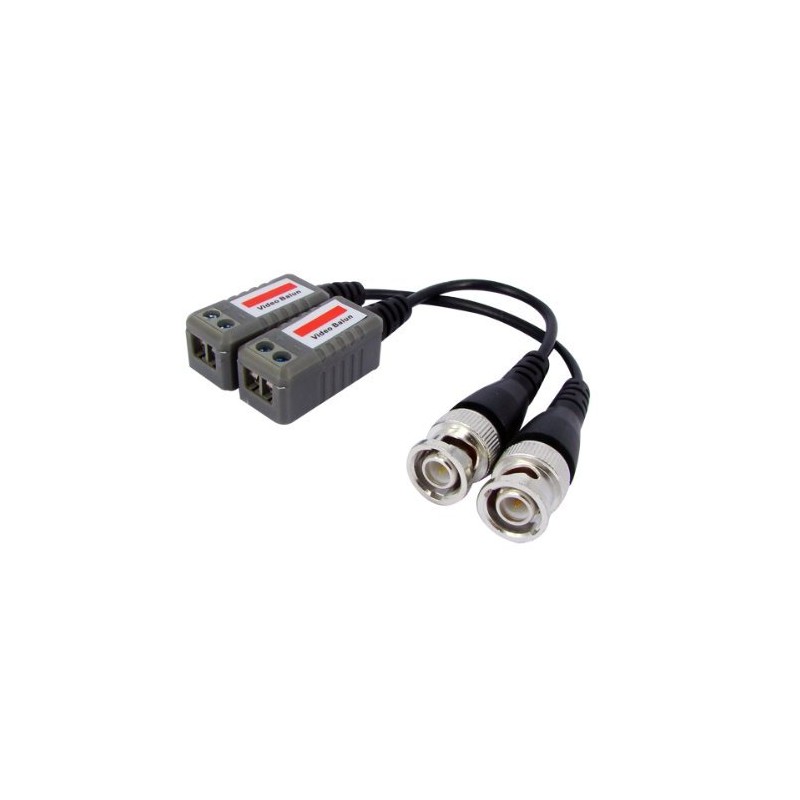 BW PAIR CCTV Camera BNC CAT5 Video Balun Transceiver Cable