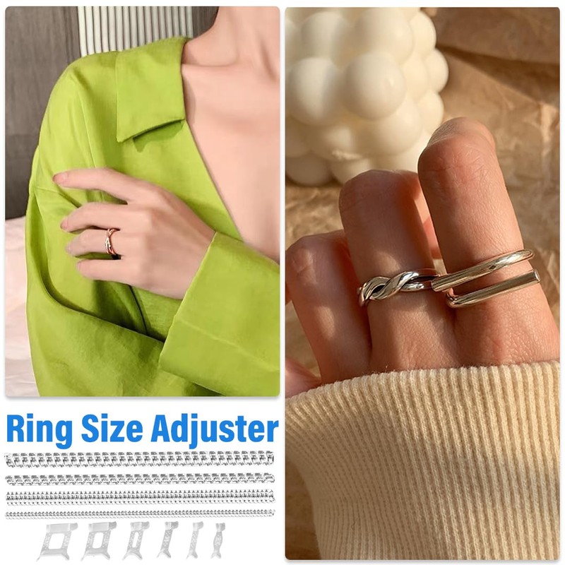 Invisible Ring Size Adjuster for Loose Rings, Pack of 16