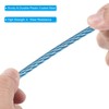 PATIKIL 3.3Ft Safety Cable Lock, 3 Pack Stainless Steel 1.5mm