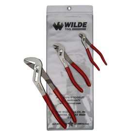 Wilde Tool G256PSP.NP/VP 3-Piece Pliers Set-G250, G251 & G253-Vinyl Pouch