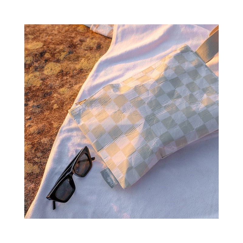 Hello Weekend - Good To Go Pouch - Checkerboard
