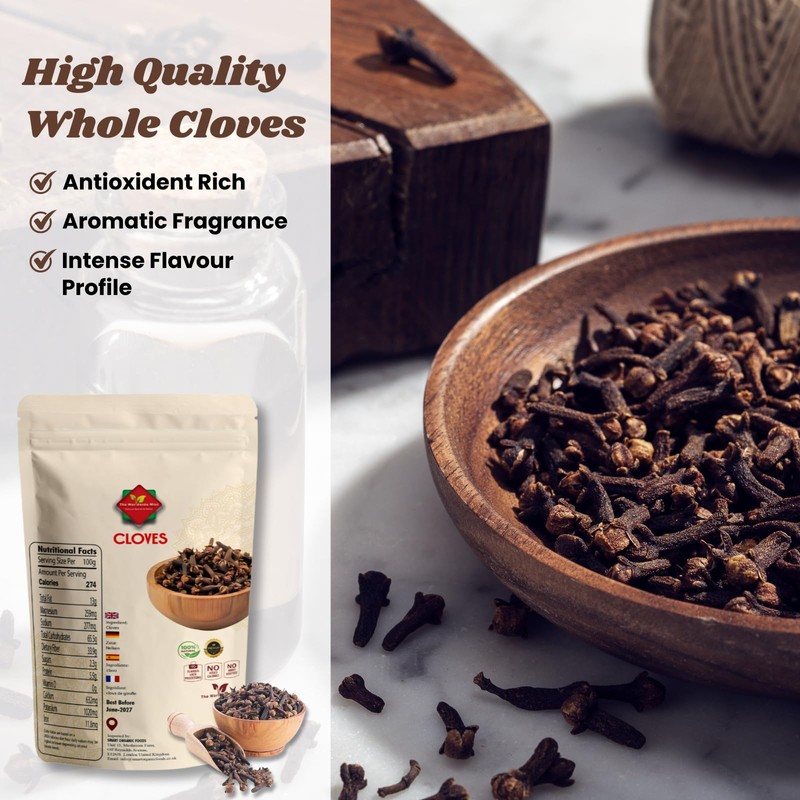 Cloves Whole | 100G| Premium Quality | Sun Dried |