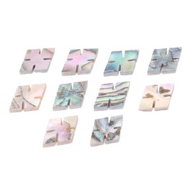 10 Pcs Guitar Fingerboard Inlay Abalone Shell Exquisite Beautiful Fretboard Dot Position Marker