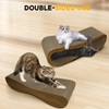 Viraagyiyou 2 in 1 Cat Scratcher Lounge, Premium Cat Scratching