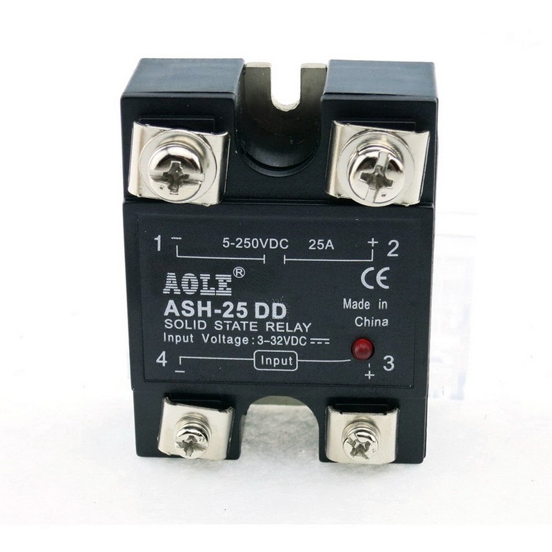 WerFamily SSR Solid State Relay SSR-25DD DC-DC 3-32V DC /
