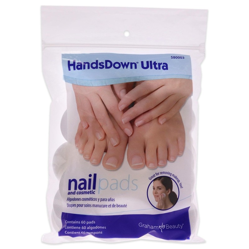 Graham Beauty HandsDown Ultra Nail and Cosmetic Pads Pads Unisex
