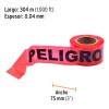 Cinta Delimitadora 'peligro', 304.8m, Truper, 12585 Color Rojo Peligro