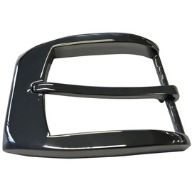 BELTINGER Belt Buckle 4.0 cm Blackened | Buckle Interchangeable Buckle Belt Buckle 40 mm | Pin Buckle | Interchangeable Belt up to 4 cm, Silver, blackened