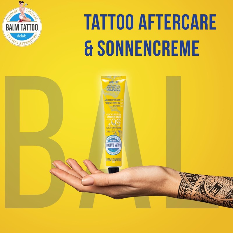 Balm Tattoo Sunblock Tattoo Care - Tattoo Cream with Sun