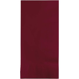 Creative Converting Touch of Color 2-Ply 50 Count Paper Dinner Napkins, Burgundy, 6.5 x 6.5-Inch, Model:673122B