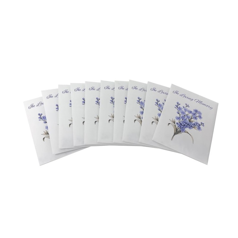 Forget Me Not Seeds - in Loving Memory Funeral Favors