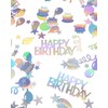 WUNZILO Konfetti Geburtstag Tischdeko, Happy Birthday Konfetti Mehrfarbig, Streudeko Geburtstag