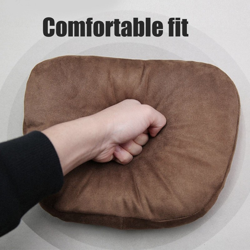 Car Neck Pillow Car Suede Headrest Cushion Support Pillow Compatible