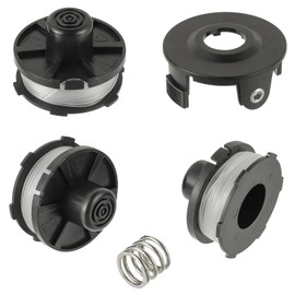 EPLZON Rasentrimmer für Makita 196146-9/195858-1, Rasentrimmerfaden Ersatz für Makita Akkusence 18V DUR181Z, DUR181RF, DUR181 Länge 8m, Ø1,60mm mit Spulenabdeckung(3 Spulen+1 Kappe+1 Frühling)