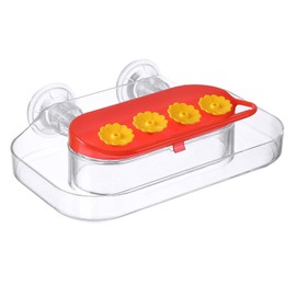 Window Hummingbird Feeders Hanging Hummingbird Feeder with Suction Cup Tabletop Humming Bird Feeder Bird Water Station Trays