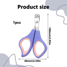 TYVOM 1PCS Cat Dog Nail Clippers and Trimmers, Dog Claw Clippers,Cat Nail Clippers with Safety Guard to Avoid Over Cutting,Dog Nail Clippers for Rabbits,Guinea Pigs, Birds, Puppies, Kittens and Larg