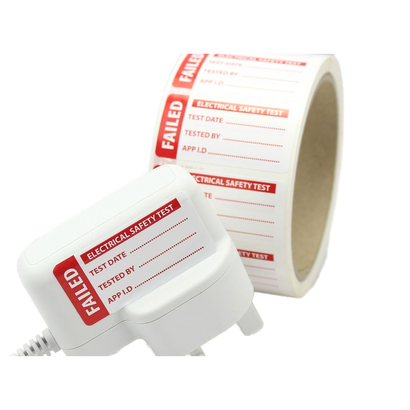 1,000 - PAT Testing - Passed Labels/Stickers - PP Durable