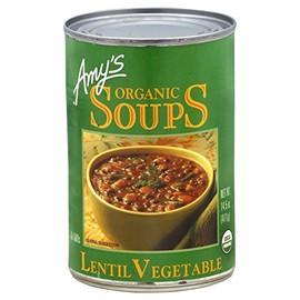 Amy's Organic Lentil Vegetable Soup, 14.5-ounce Cans [Pack of 6]6