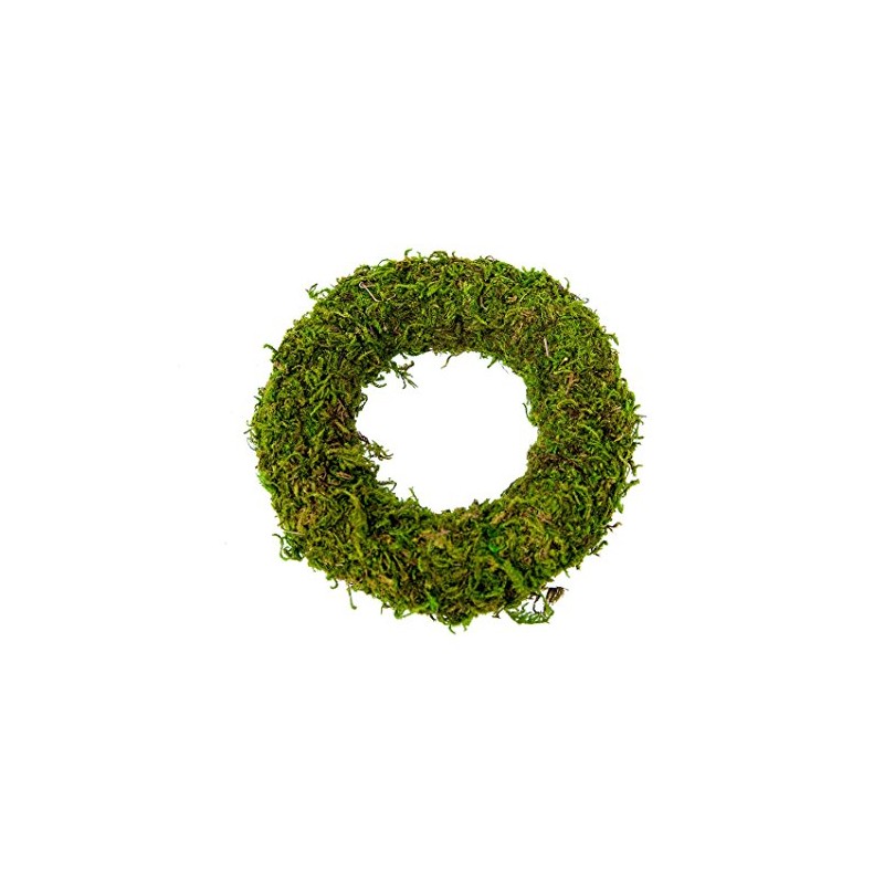 Wreath Moss 10 cm (Pack of 8), Natural Product, 12