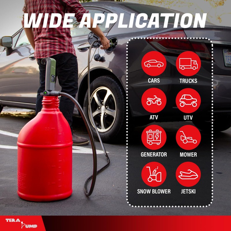 TERA PUMP 2nd Gen. 2.7 GPM Drum Pump USB Rechargeable