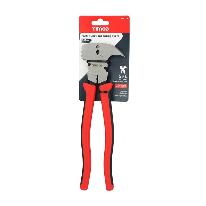 TIMCO - Multi-Functional Fencing Pliers (Size 13 1/2" - 1