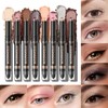 LANGMANNI 8Colors Dual-Ended Cream Eyeshadow Stick Set – Silky Smooth,