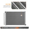 Factory Style Aluminum Front A/C Condenser Compatible with 2014-2017 Honda