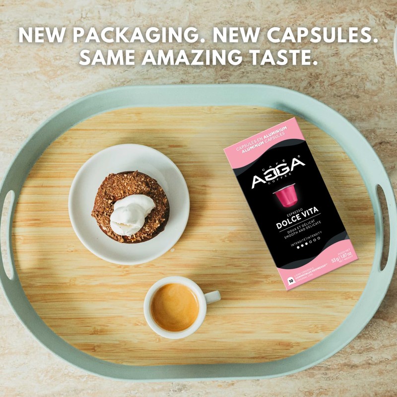 Café Agga - Dolca Vita Coffee Capsules - Light /