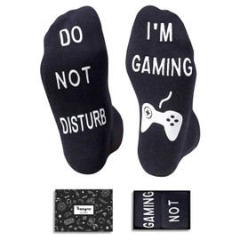 Funny Gaming Gifts for Men - Novelty Video Game Socks, Gamer Gifts for Lovers
