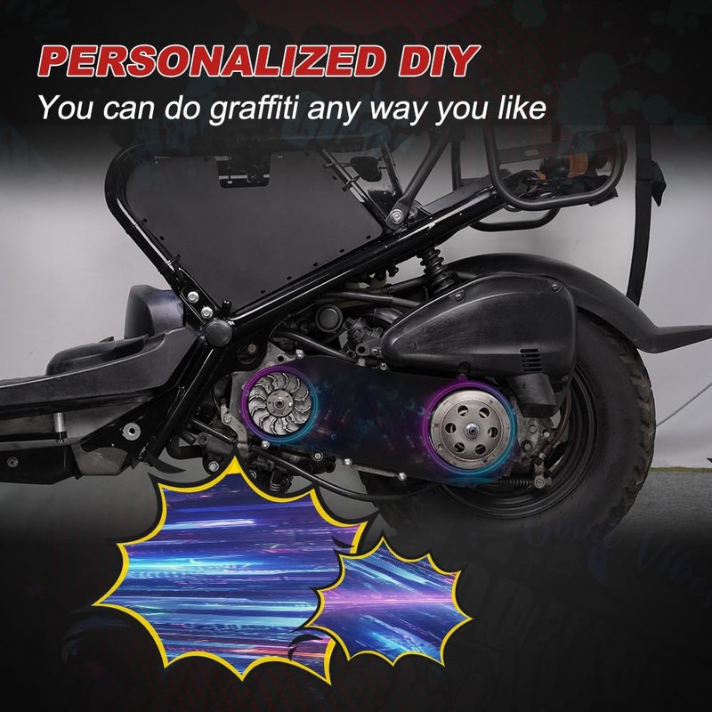 Xitomer Motorcycle CVT Cover Ankle Fit for Ruckus NPS50 Zoomer