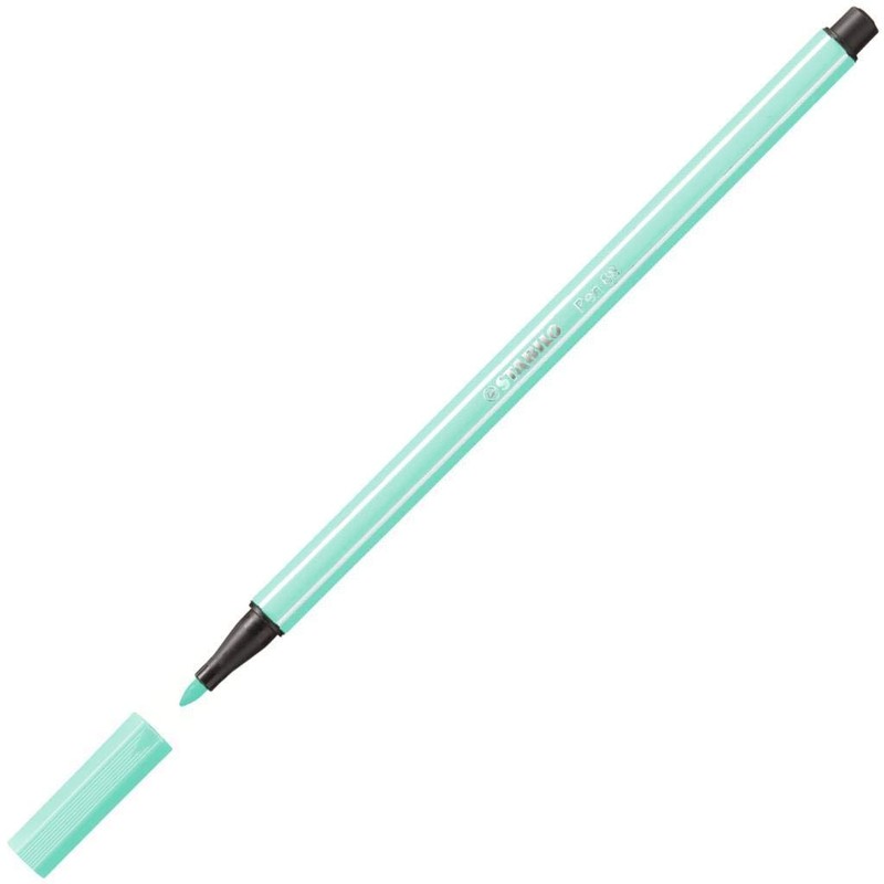 Stabilo Fibre-tip Pen 68, Stroke Width: 1.0 mm eisgrün VE