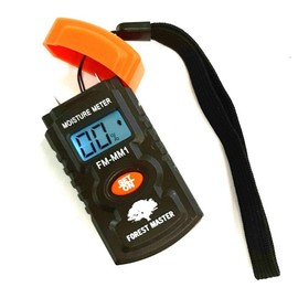 Forest Master Log Plaster Wall Paper Wood Moisture Meter Digital Wood Humidity Caravan Tester Dampness Indicator For Timber Pin Type Detection