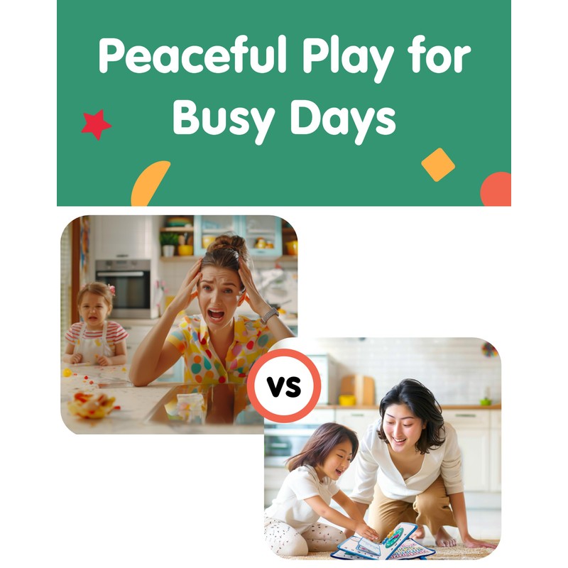 Doggy Woggi Montessori Busy Book - Educational Travel Toy for