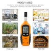 Digital Psychrometer Thermo-Hygrometer with Backlight, ERAY Temperature and Humidity Gauge