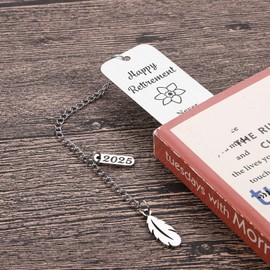 Retirement Gift for Woman Retirement Gifts for Men Coworker Farewell Leaving Goodbye Gifts for Women 2025 Happy Retirement Gifts for Women Appreciation Bookmark for Team Member Office Gift