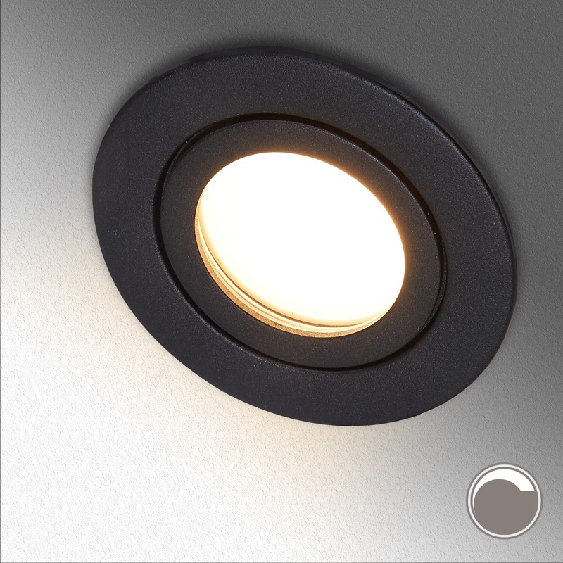 YanFeiYit LED Spotlights Dimmable Ceramic Flat 230 V 5 W