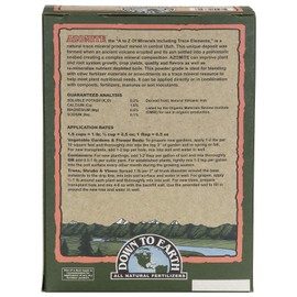 Down to Earth Organic White Azomite Powder for Improving Plant Growth 0-0-0.2, 5 lb