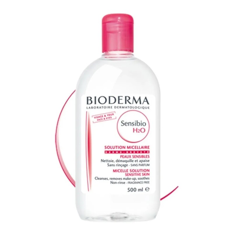 Agua Micelar Bioderma Sensibio H2o P Rosacea Sensible 500 Ml
