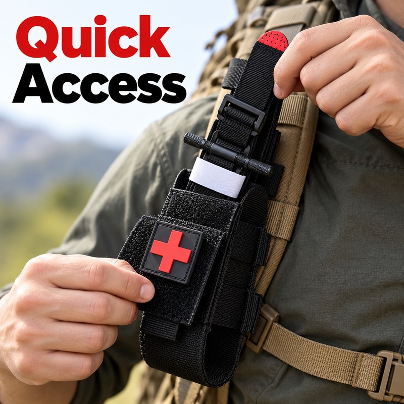 Emergency First Aid Pouch Set for Outdoor Use – MOLLE