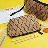 Cork pattern makeup pouch, cosmetic pouch, cosmetic bag, travel pouch / 코르크 패턴 메이크업 파우치 중 화장품파우치 화장품가방 여행파우치