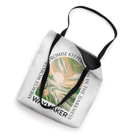 Retro Waymaker Miracle Worker Promise Keeper Christian Tote Bag