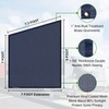 Tentproinc RV Awning Side Sun Shade Screen 9'X7' Mesh Sunshade