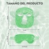 2PCS Máscaras de Hielo para Ojos y Cara, Mascarilla de